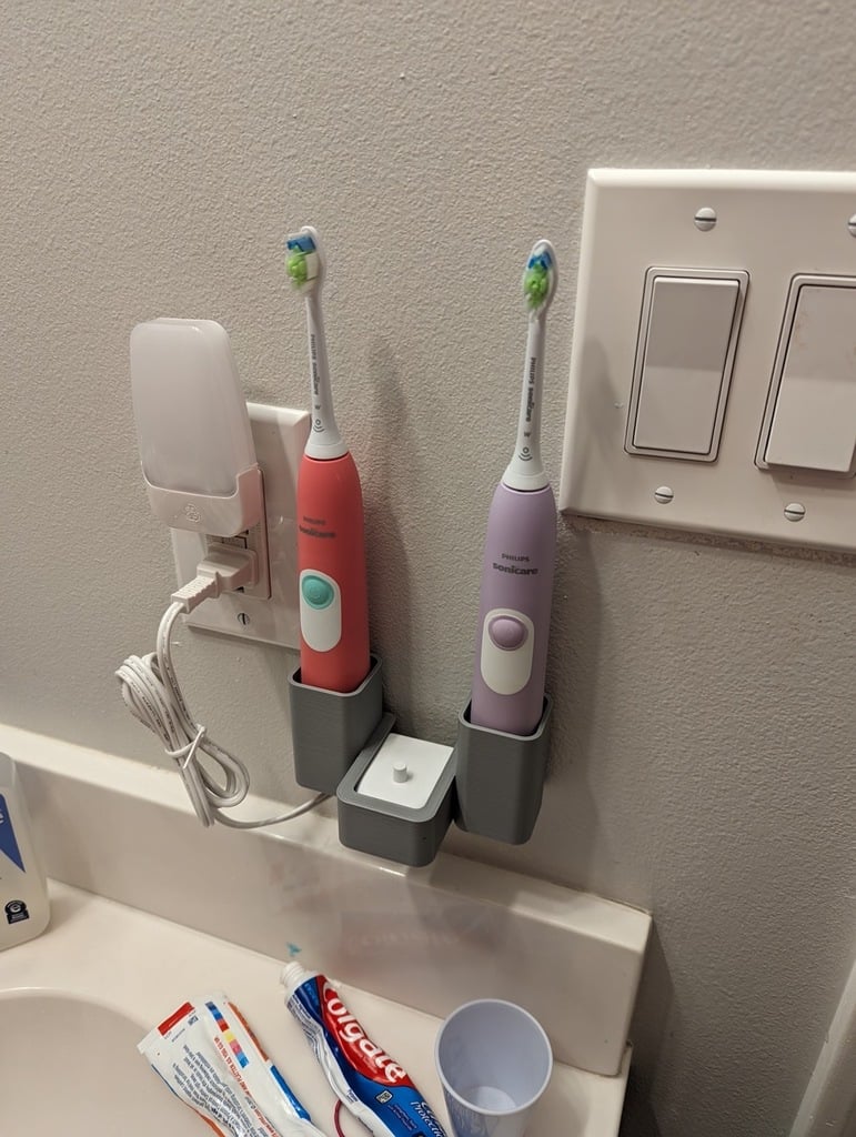 Philips Sonicare-houder voor twee tandenborstels en oplader