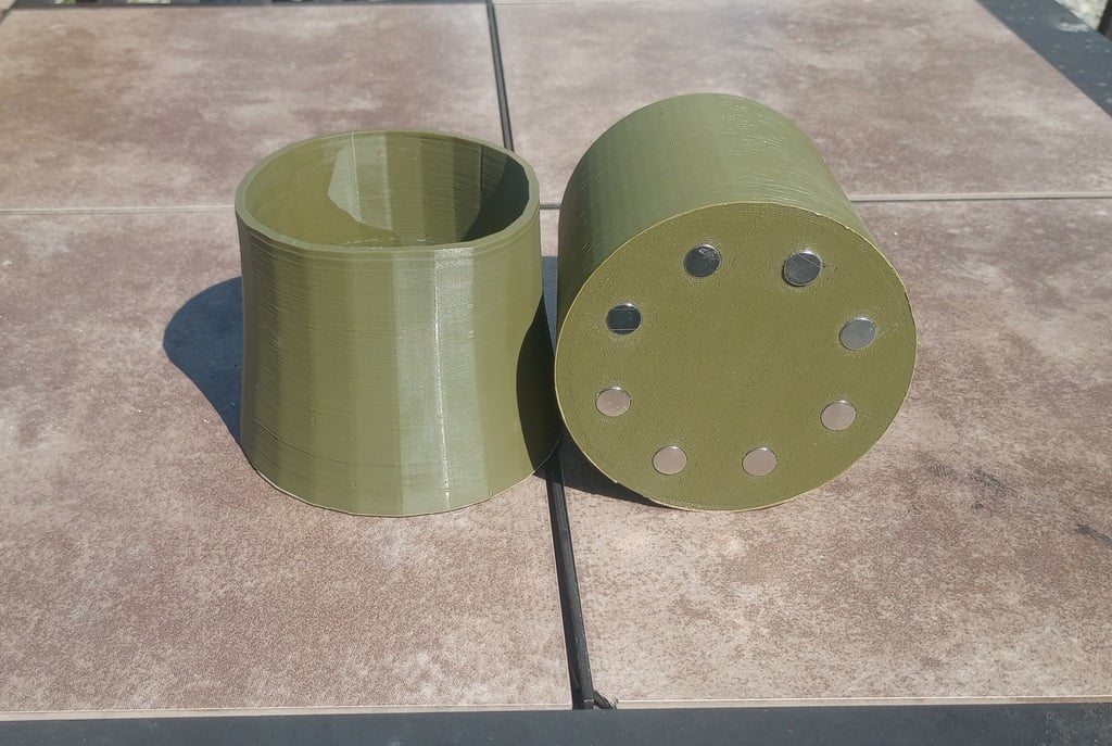 Magnetische bekerhouder voor metalen oppervlakken