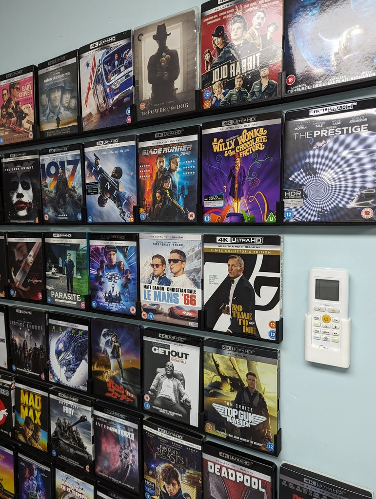 Wandhouder voor Blu-ray, DVD, PlayStation en Xbox Cases