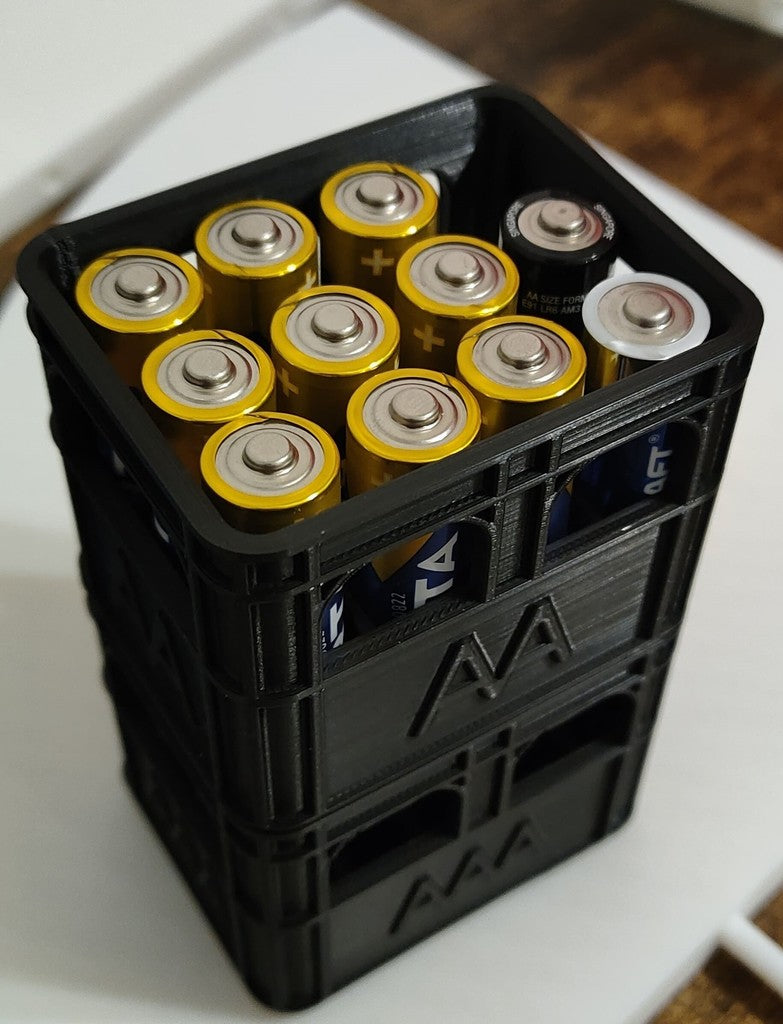 Batterijhouder om te stapelen