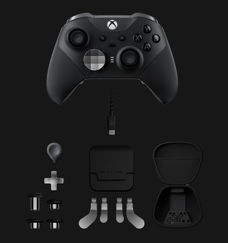Xbox Elite Draadloze Controller Serie 2 Muurbevestiging + Koptelefoonhouder