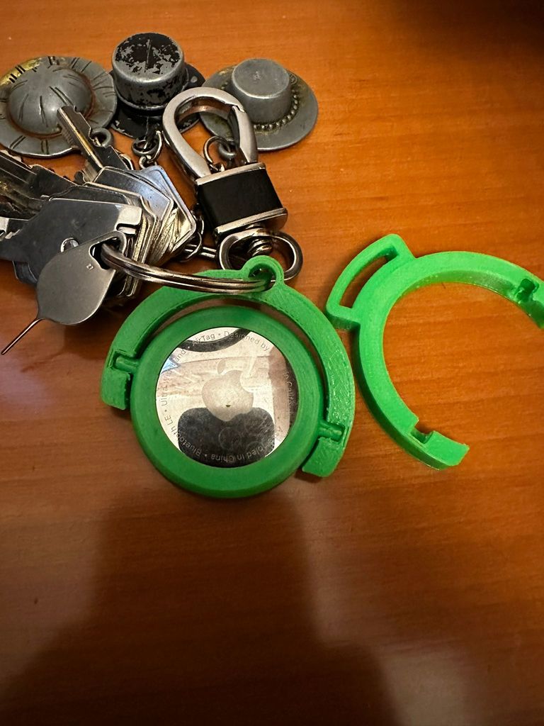 Spinner sleutelhanger voor Airtag v3