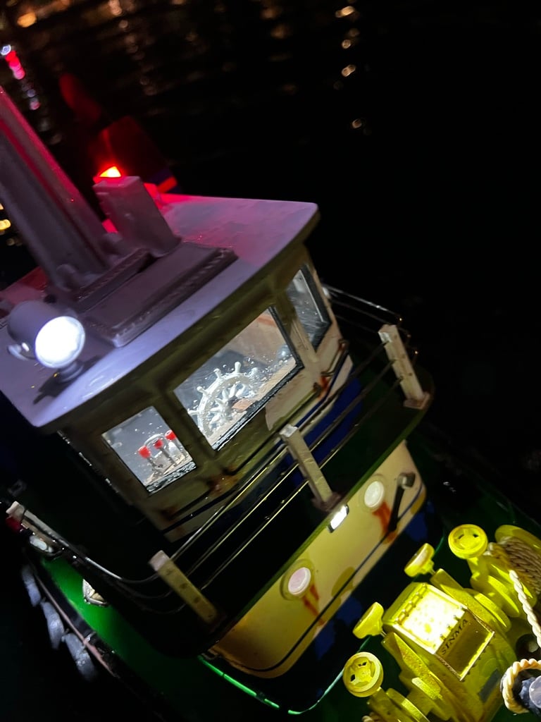Ankerlier voor sleepboten en werkboten