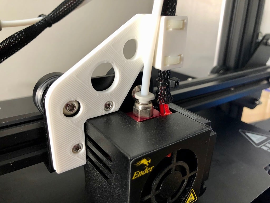 Ender 3 Pro Kabelbevestiging voor Hotend-bedrading