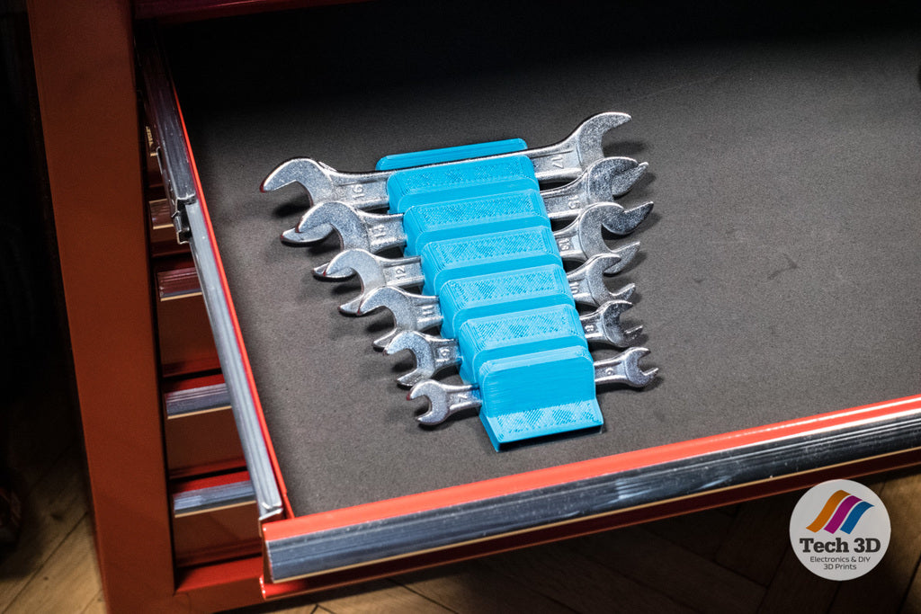 Compacte sleutelorganizer voor de gereedschapslade