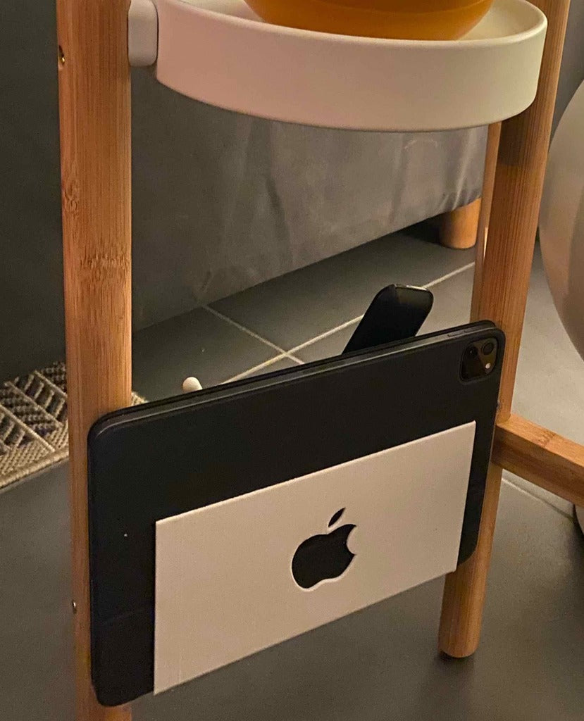 iPad- en afstandsbedieningshouder voor Satsumas Ikea