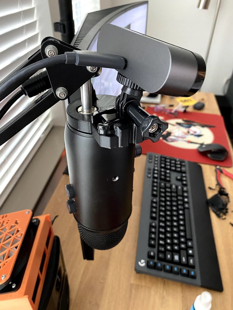 Blue Yeti Microfoon en GoPro/Webcam houder