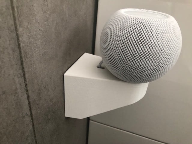 Wandmontage voor HomePod Mini bij stopcontact