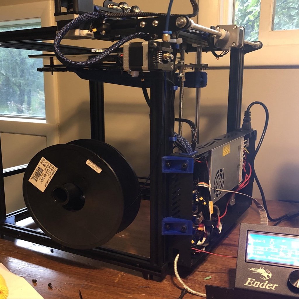 Ender 5 Achtermontagebeugel voor elektronica en voeding