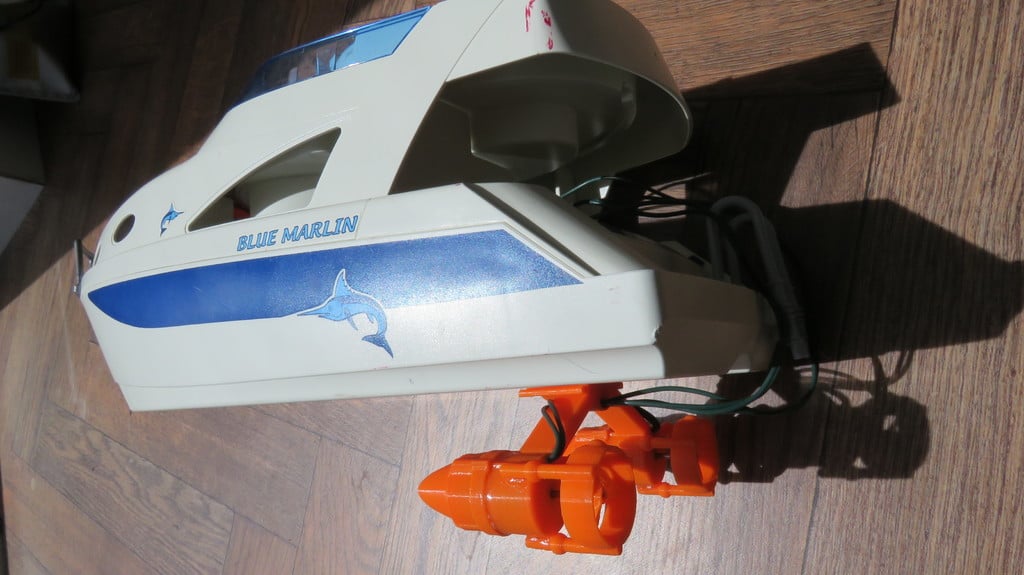 Playmobil boot met dubbele motor pod