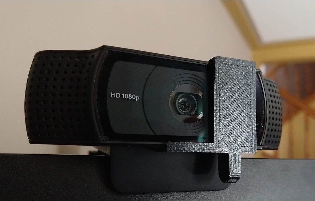Schuifdeksel voor de privacy lens van de Logitech C920 webcam