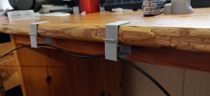 Kabelbeheerclips voor Bureau en Plank