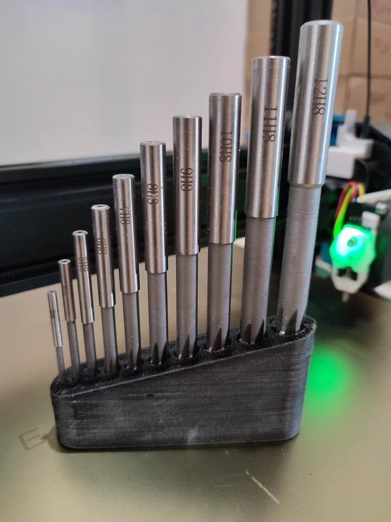 Praktische opbergdoos voor boren en ruimers (3-12 mm)
