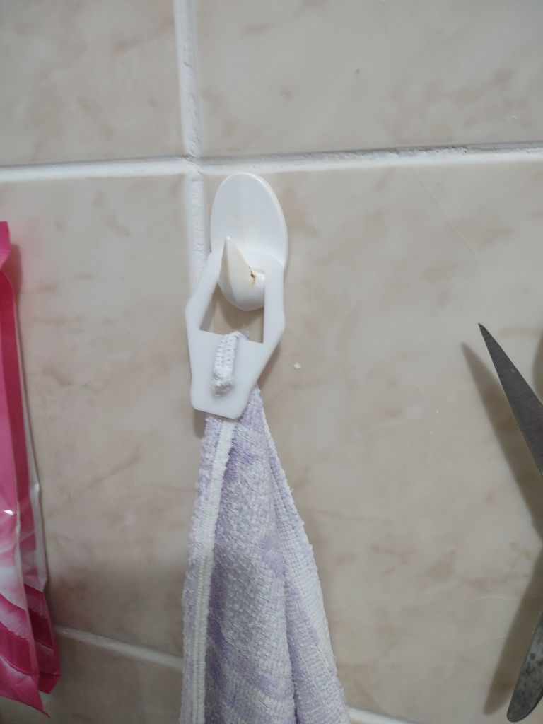 Eenvoudige handdoekklem