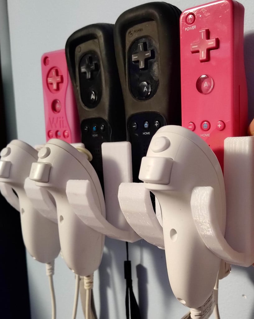 Wandmontagebeugel voor Wii-afstandsbediening & Nunchuck