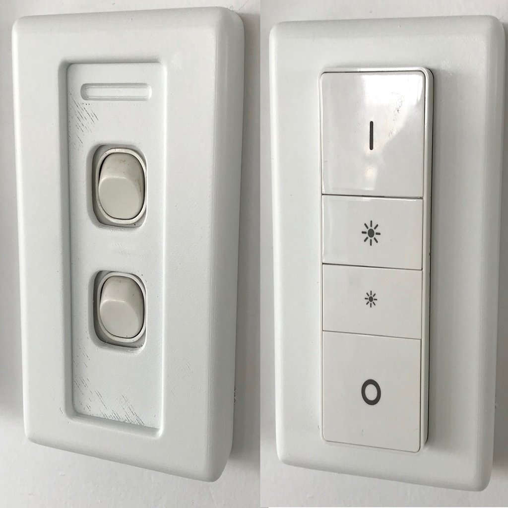 Clipsal 2000 Cover voor Philips Hue Dimmer