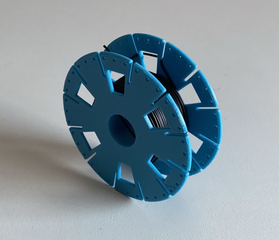 Compacte spoel voor 1mm elastisch koord