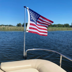 Pontonboot Vlaggenstokhouder - Monteer uw vlag zonder te boren