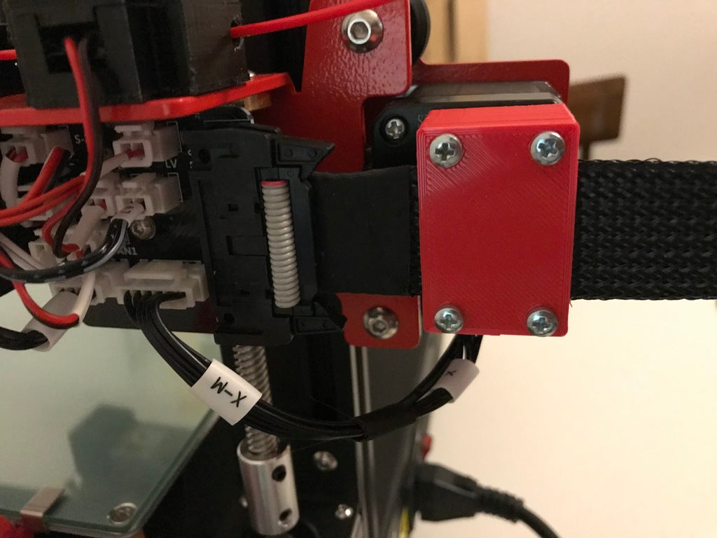 Anet ET4 X-Gantry Kabelhouder: Stabiliseert datakabel