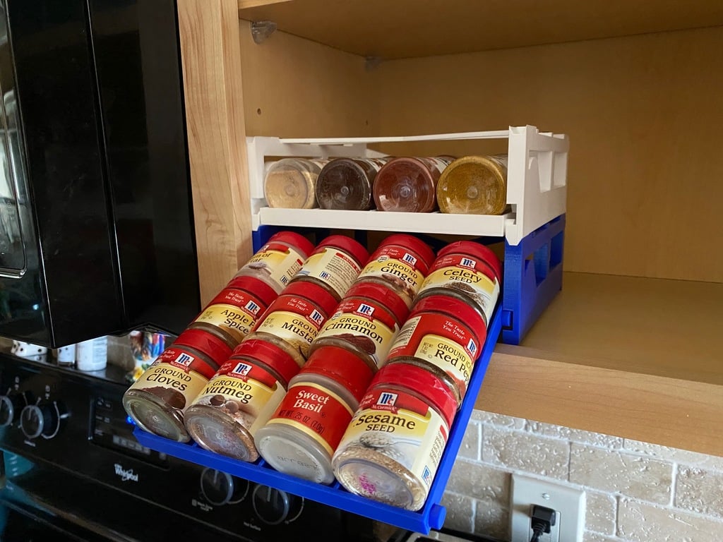 Flexibele Stapelbare Kruidenplank met Uittrek