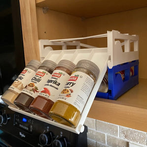 Flexibele Stapelbare Kruidenplank met Uittrek