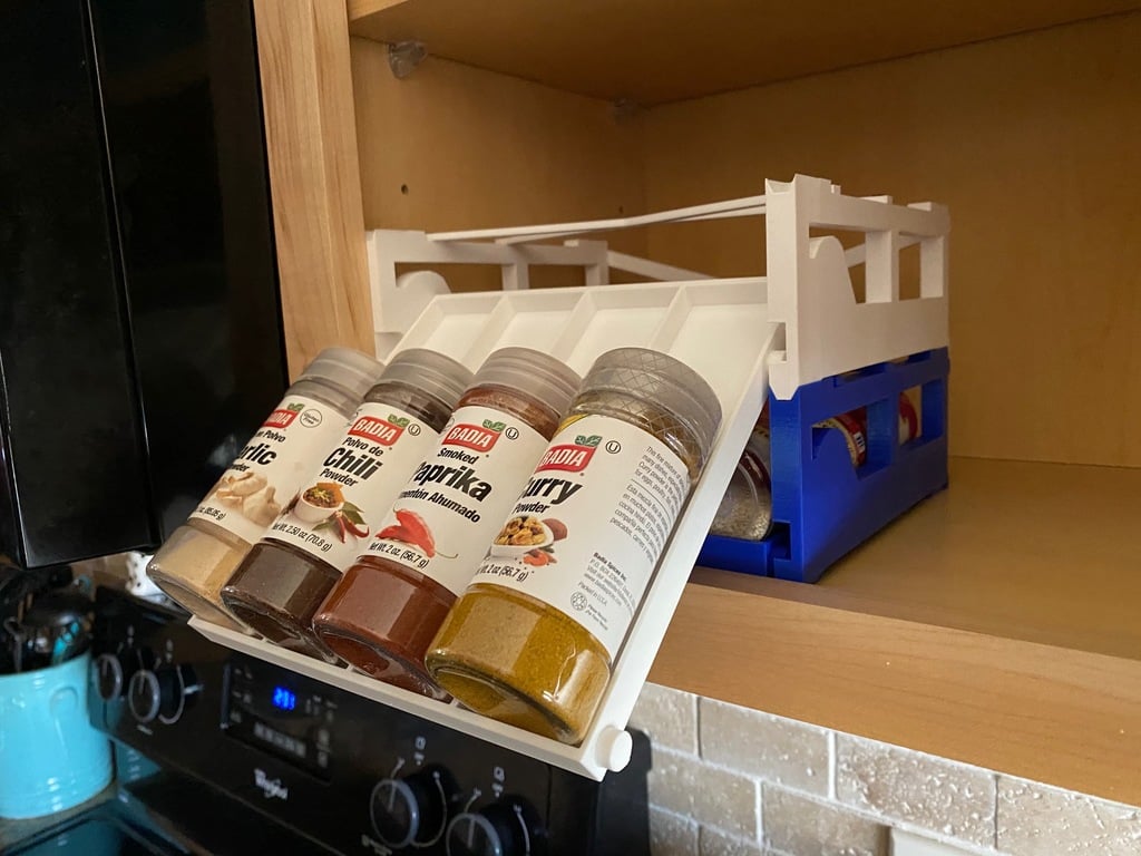 Flexibele Stapelbare Kruidenplank met Uittrek