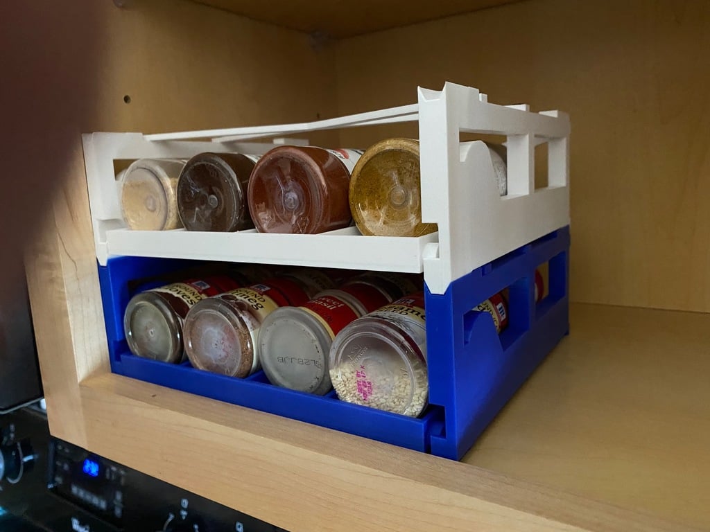 Flexibele Stapelbare Kruidenplank met Uittrek