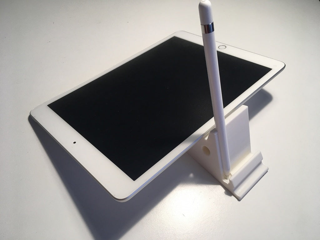 2-weg iPad-standaard met houder voor Apple pencil