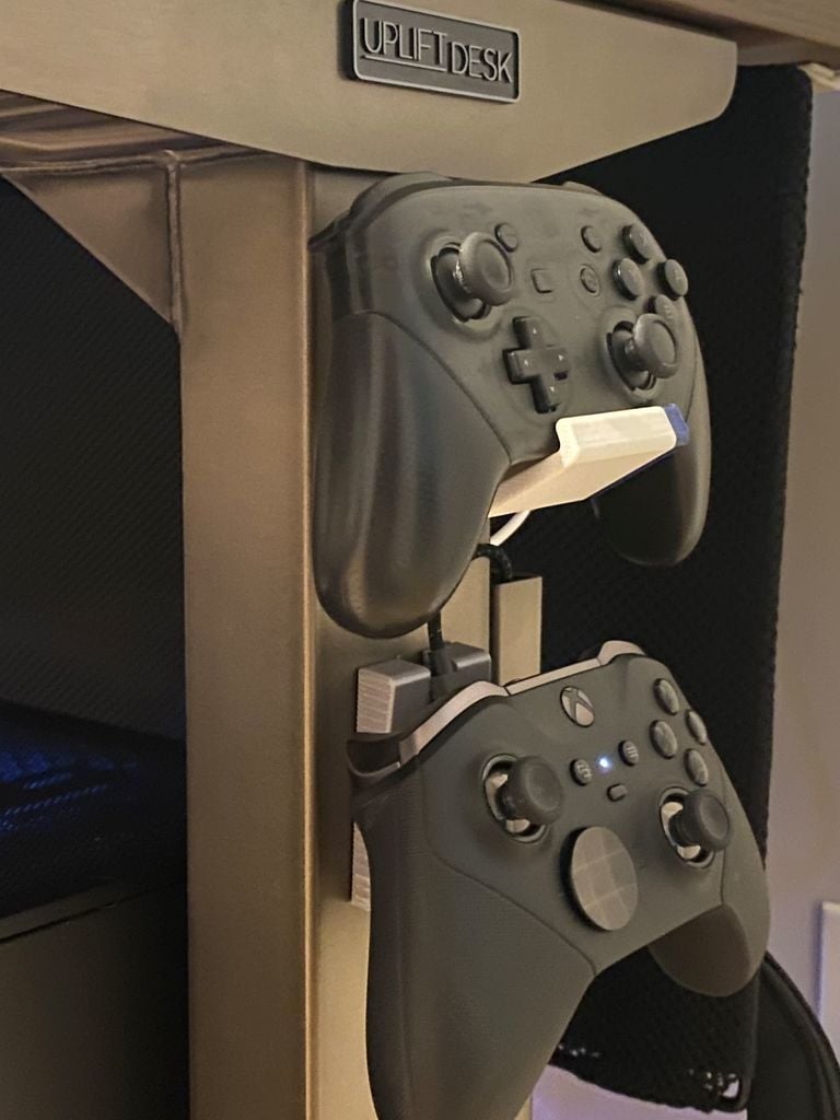 Universele muurbevestigingen voor controllers van consoles (inclusief oplaadbevestiging voor Xbox Elite Series 2)