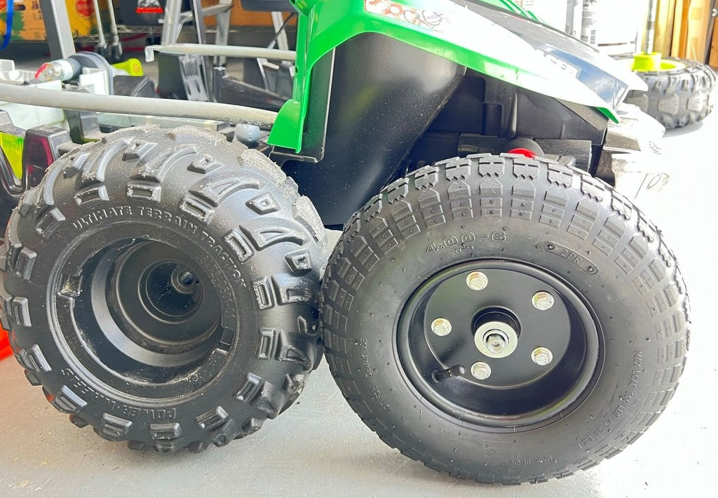 Powerwheels Dune Racer Voorwieladapter voor Harbor Freight 10" en 13" Wielen