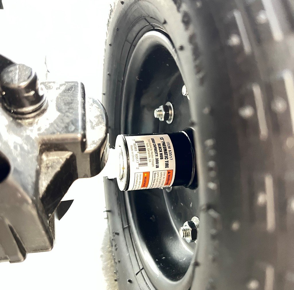 Powerwheels Dune Racer Voorwieladapter voor Harbor Freight 10" en 13" Wielen