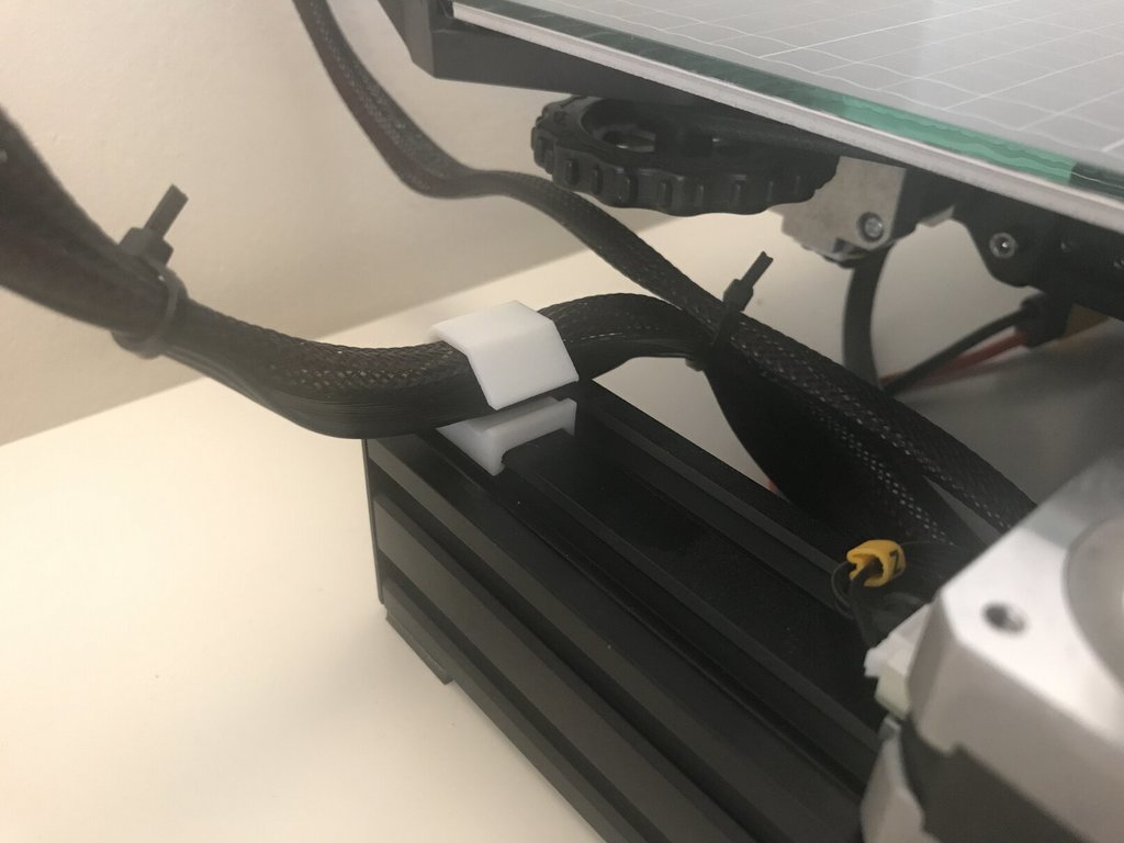 Kabelklemmen voor Extruder (Ender 3) - Effectief kabelbeheer voor 4040/4020 Profielen