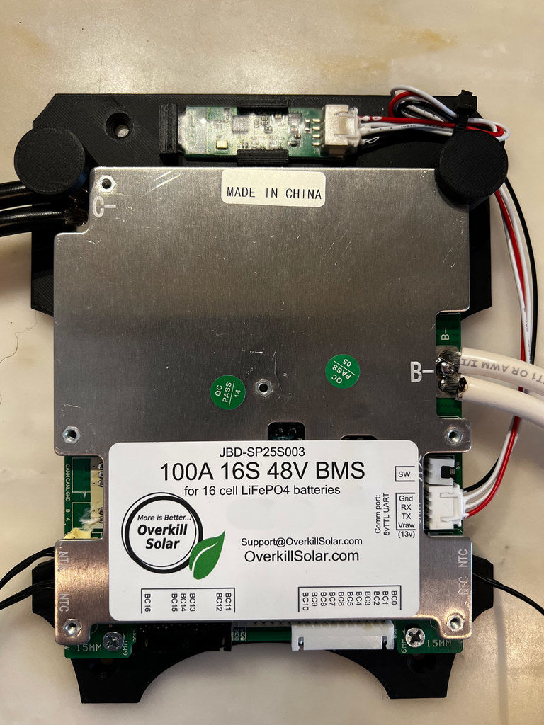 Overkill Solar / JBD 48v 16s LifePo4 BMS Montagebeugels