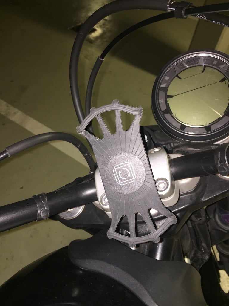 Stevige telefoonhouder voor motorstuur