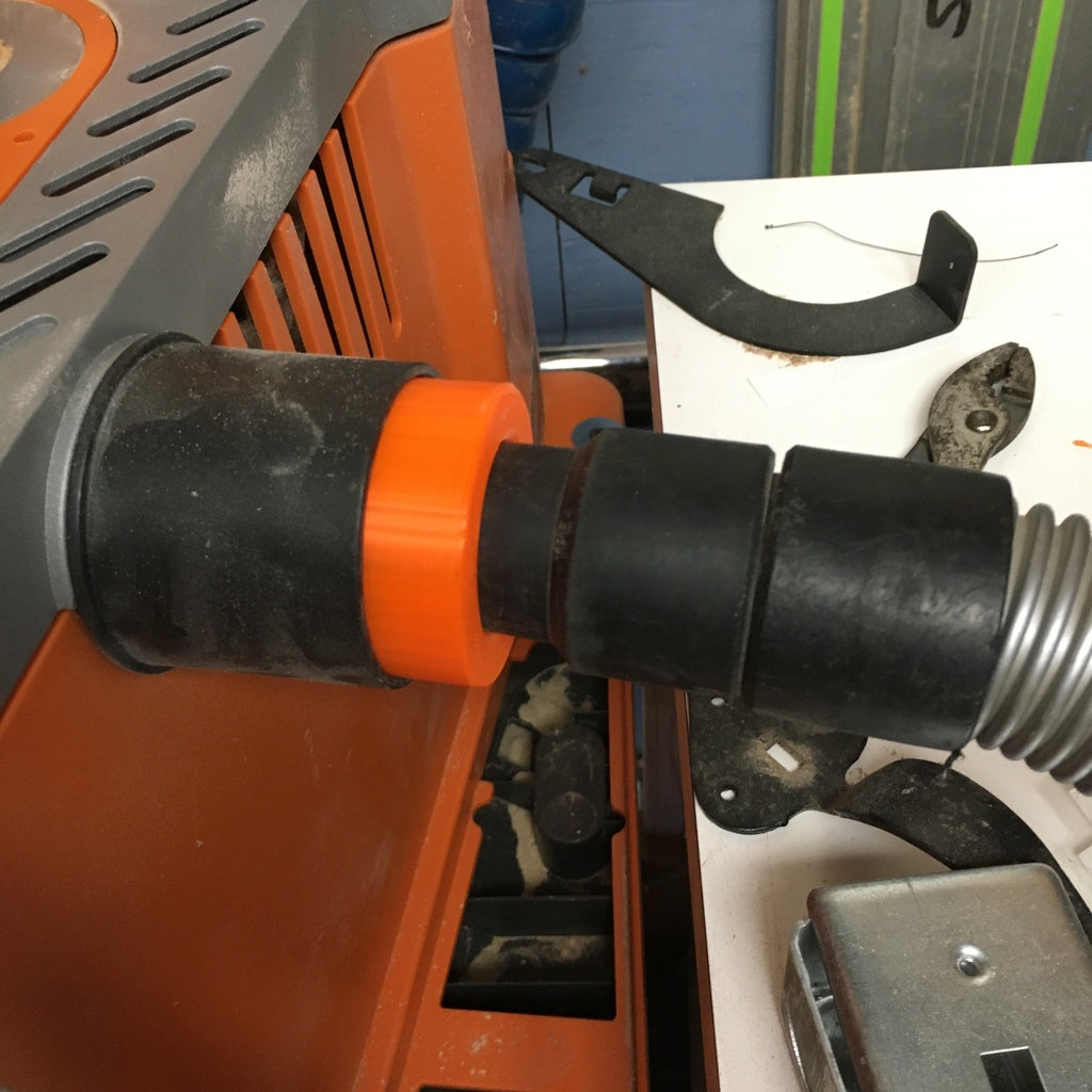 Universele stofzuigeradapter 35 mm voor werkplaats en PVC