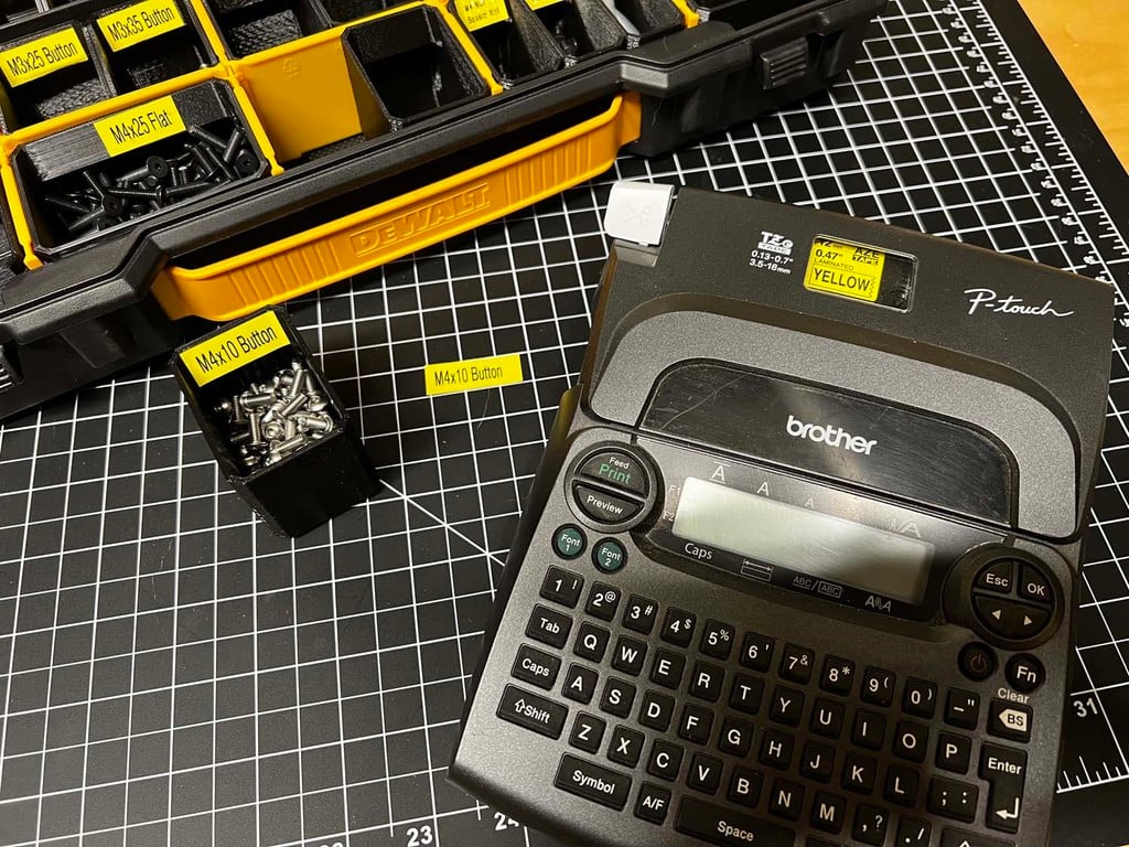 Modulaire organizerboxen voor kleine onderdelen