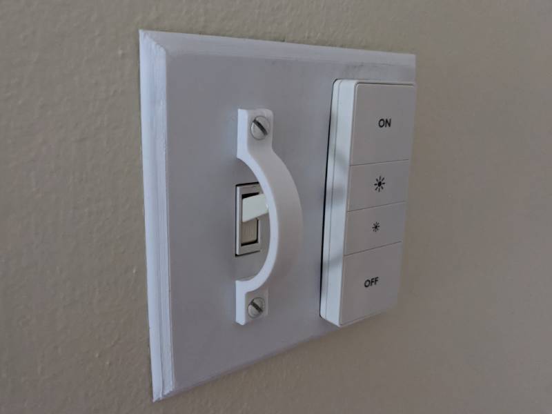 Houder voor Philips Hue Afstandsbediening - Geschikt voor Kleine Lichtschakelaars