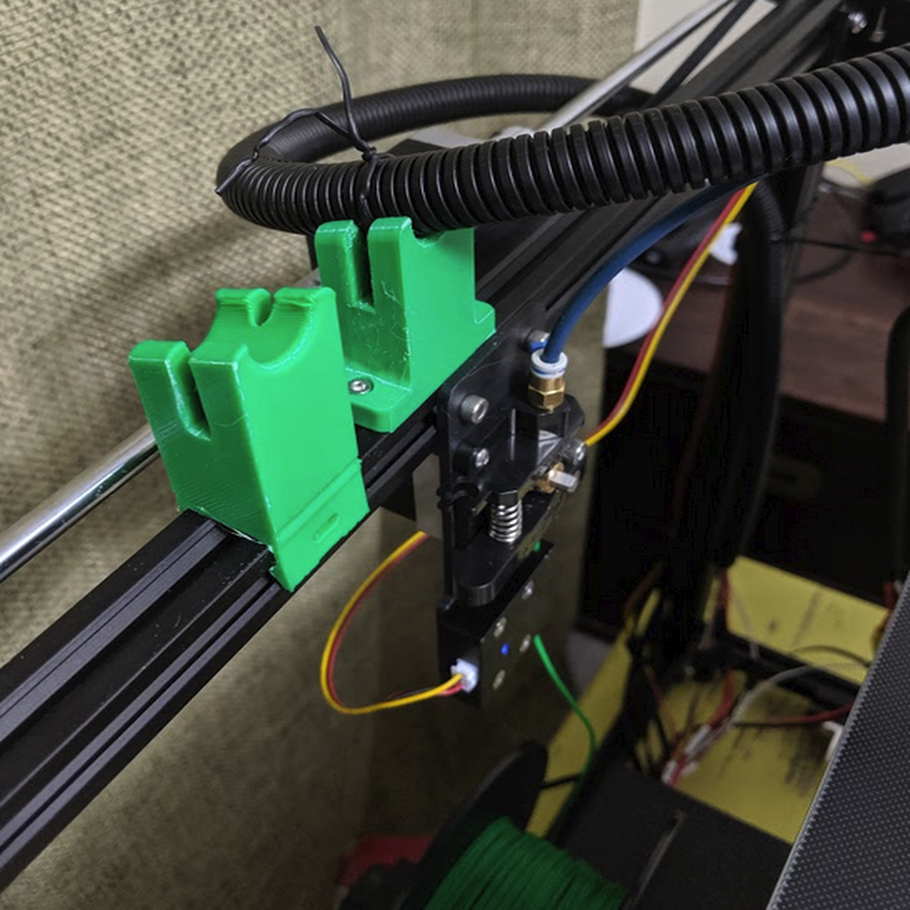 Ender 5 Plus Hot End Kabelgeleider