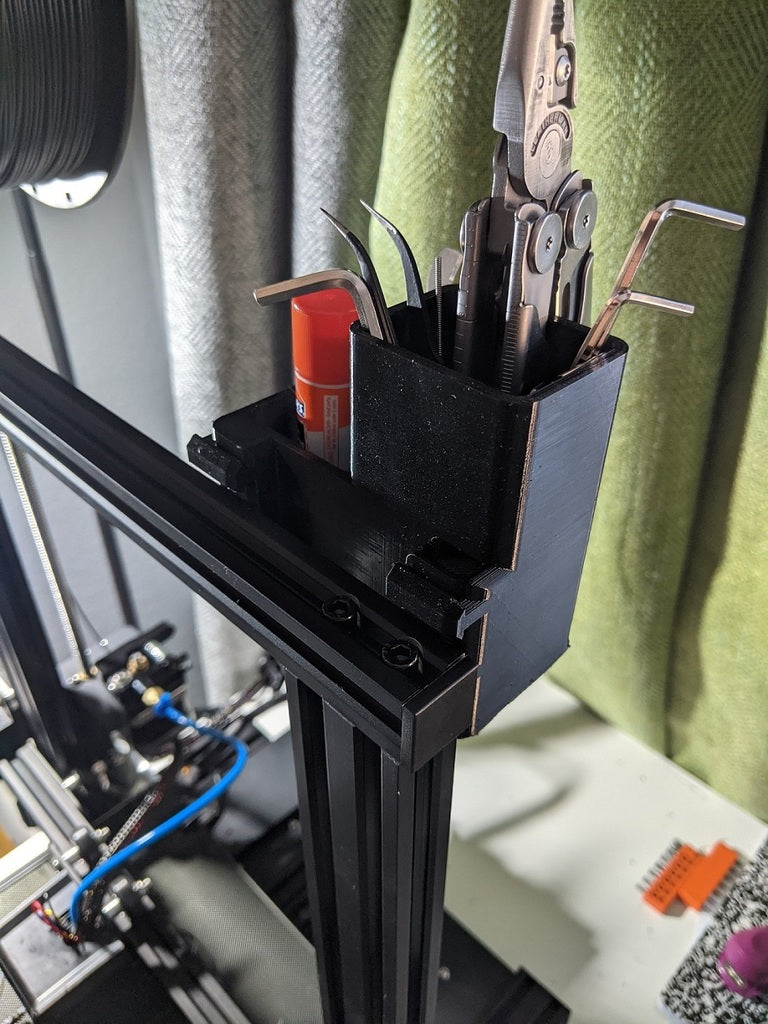 Ender 3 V2 Gereedschapskist voor montage aan de zijkant/bovenkant