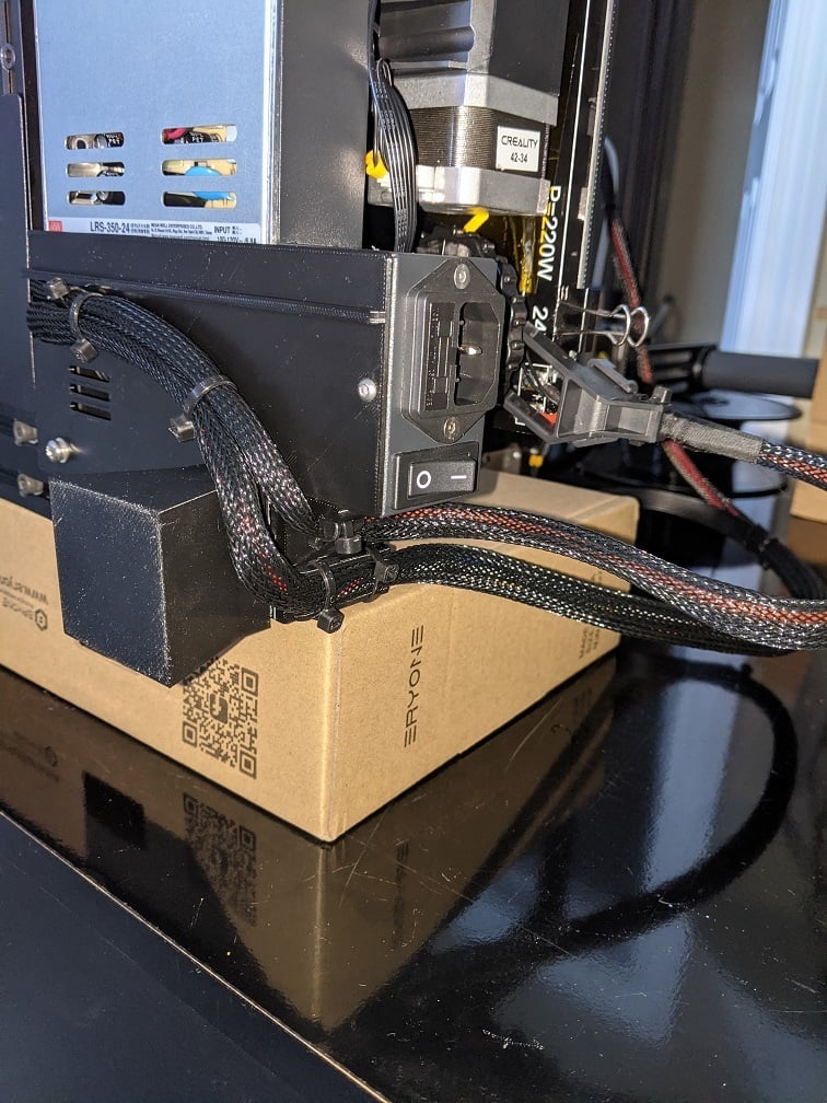 Beschermkap voor Ender 3 V2 PSU-aansluiting