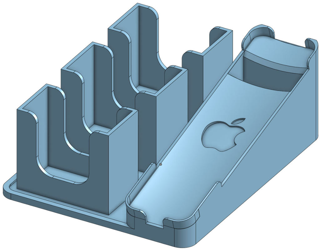 Afstandsbedieningshouder voor Apple TV (4e en 5e generatie)