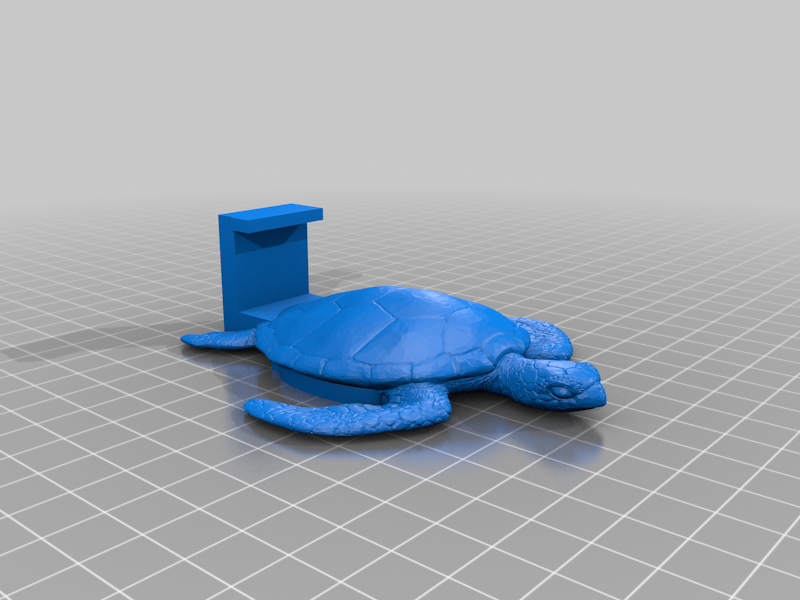 Magnetische handdoekhouder in zeeschildpadontwerp