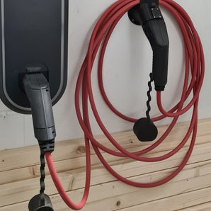 Wandgemonteerde Type 2 Kabelhouder voor Elektrische auto