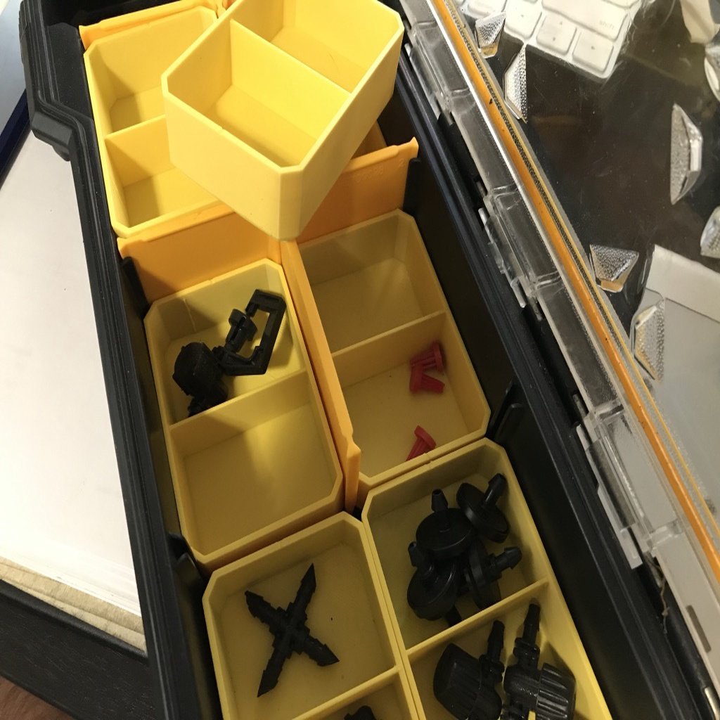 Dewalt Pro Inzetstukken voor Kleine Onderdelen – Voor 10 en 20 Vaks Organizers