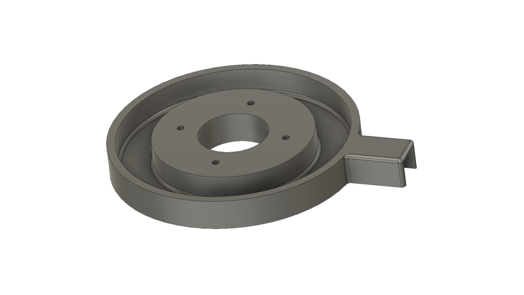 Wand- en plafondbevestigingsbeugel voor Ubiquiti Unifi ac lite met 15/17mm PVC kabelgootinzetstuk
