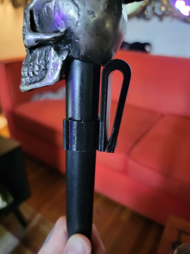 Praktische riemclip voor Stokke