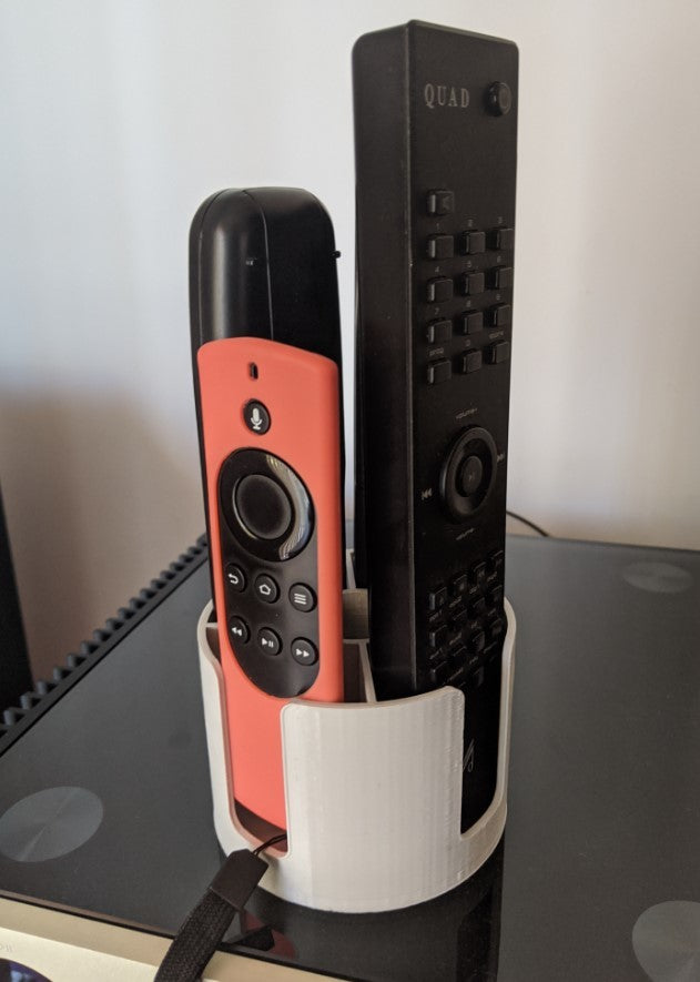 Elegante organizer voor afstandsbedieningen en pennen