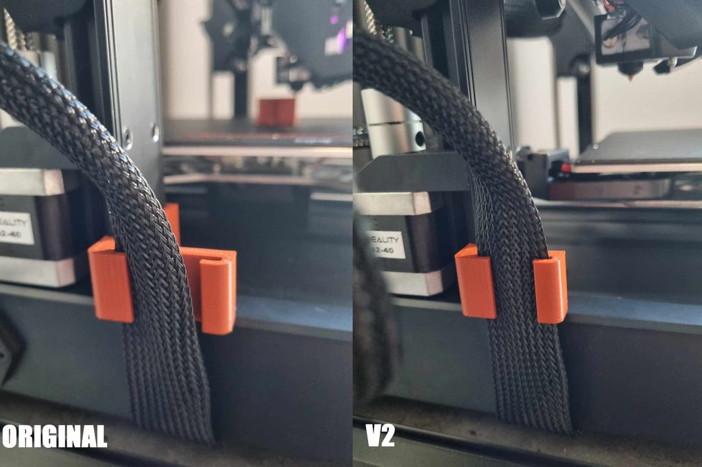 Ender 3 V3 SE/KE Kabelhouder v2