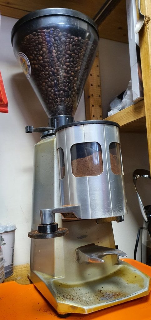 Precisie koffiestamper voor koffiemolen - Draad G 1/4-19 BSP