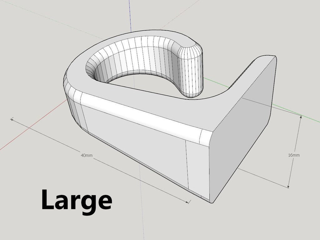 Kabelkrog / Utility Hanger - Te monteren aan de muur of onder het bureau